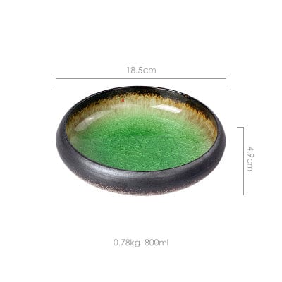 Glazed shore deep plates | Kalsten