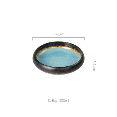 Glazed shore deep plates | Kalsten