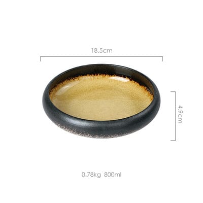 Glazed shore deep plates | Kalsten