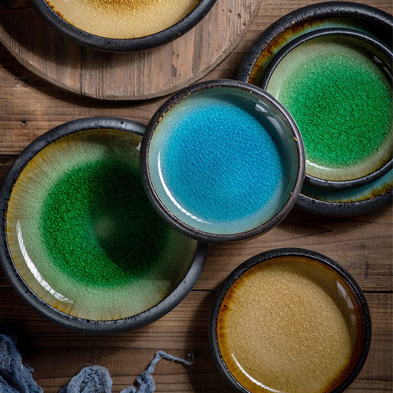 Glazed shore deep plates | Kalsten