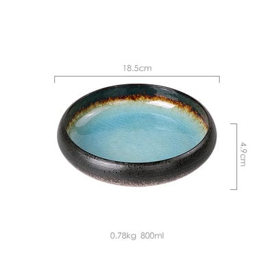 Glazed shore deep plates | Kalsten