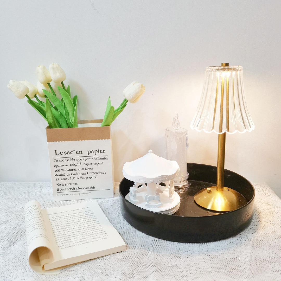 RadiantGold – Elegant Portable Table Lamp | Kalsten