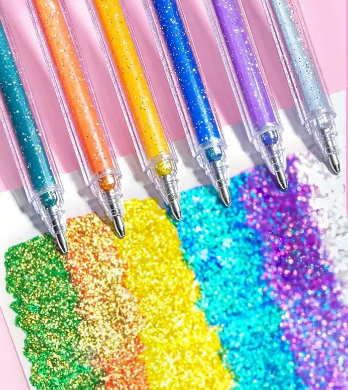 BowLift | Glitter Gel Pen Set – Perfect for Bullet Journals & Creative Designs