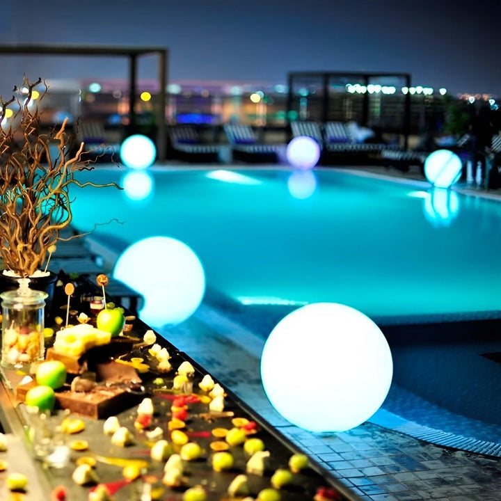 GlowBall Light - Waterproof, Color-Changing LED Garden Ball Lamp hi | Kalsten
