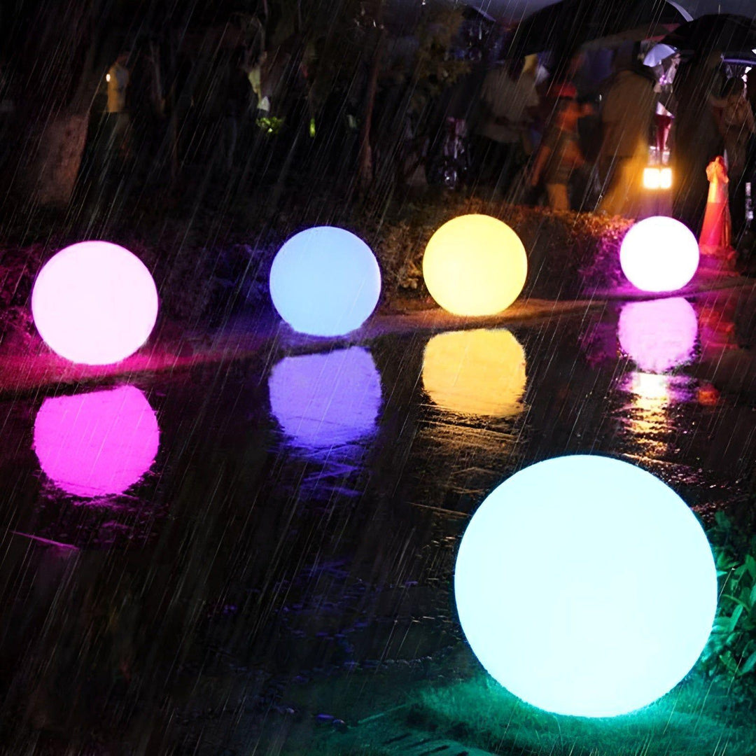 GlowBall Light - Waterproof, Color-Changing LED Garden Ball Lamp hi | Kalsten