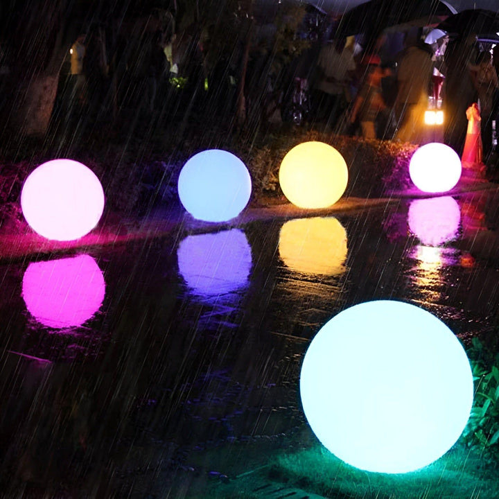 GlowBall Light - Waterproof, Color-Changing LED Garden Ball Lamp hi | Kalsten