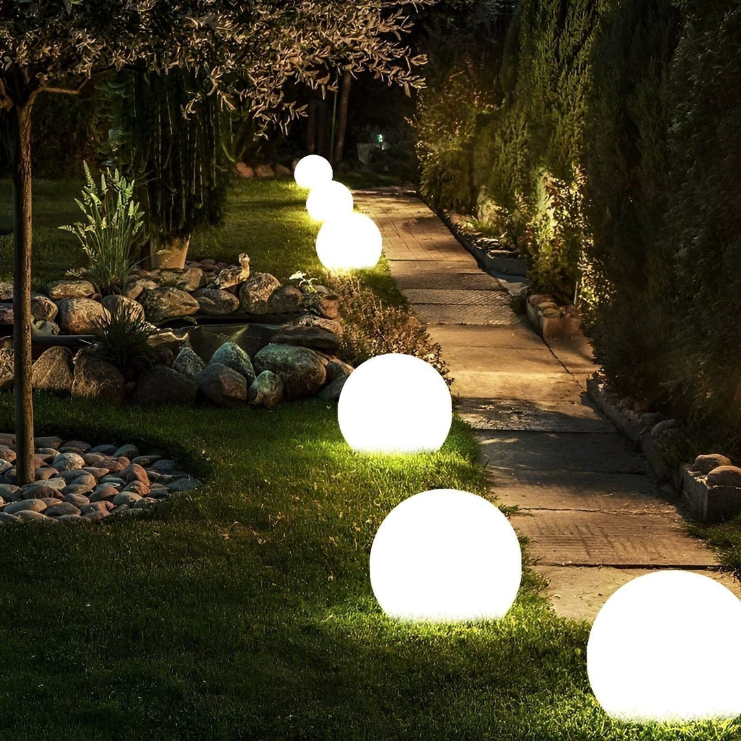 GlowBall Light - Waterproof, Color-Changing LED Garden Ball Lamp hi | Kalsten