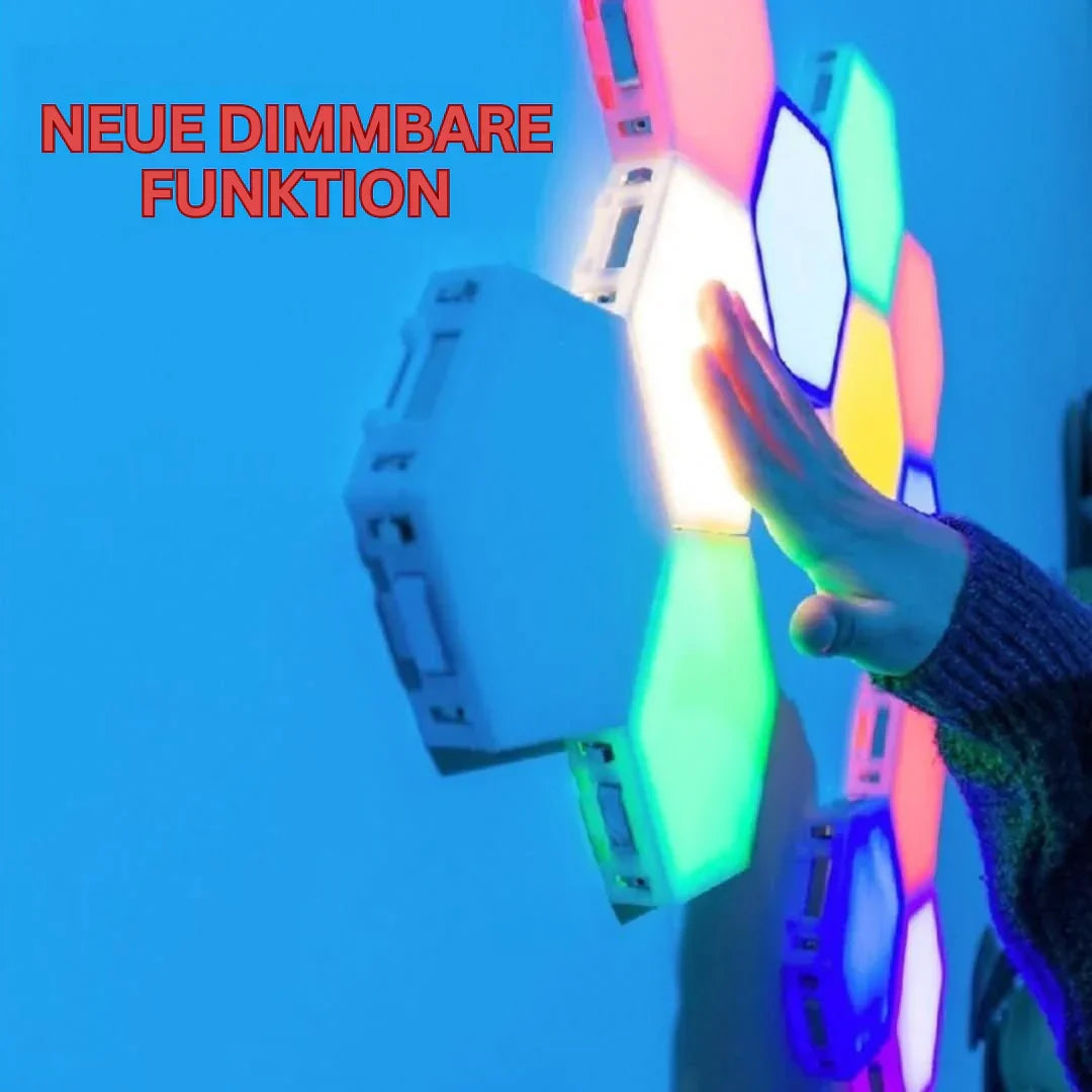 RGB Hexagon LED Wall Panels – Music Sync