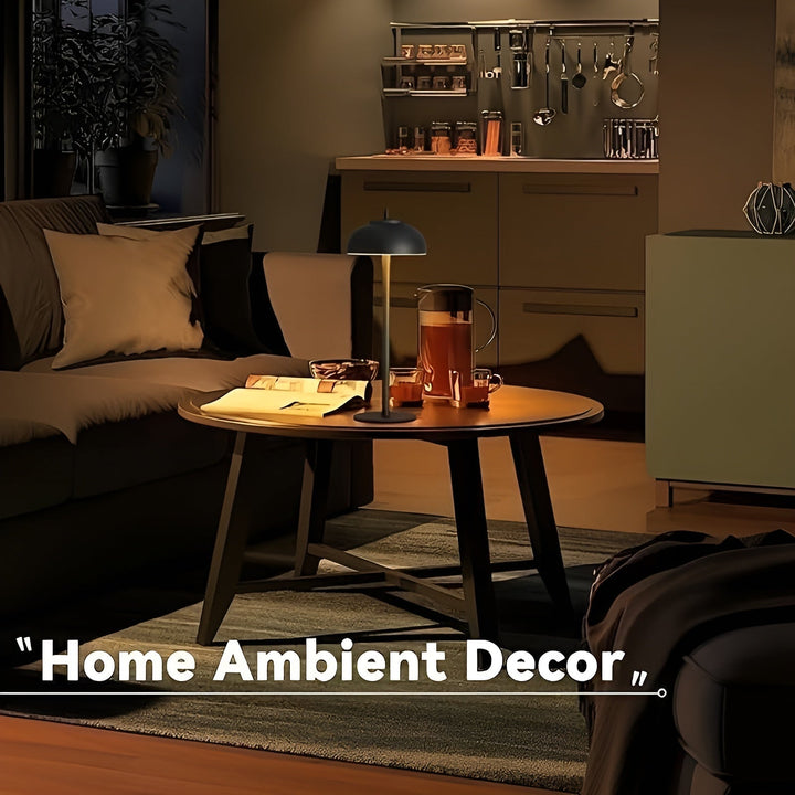 Stylish Rechargeable Table Lamp with Dimmable LED - Three Light Modes and USB Kalsten