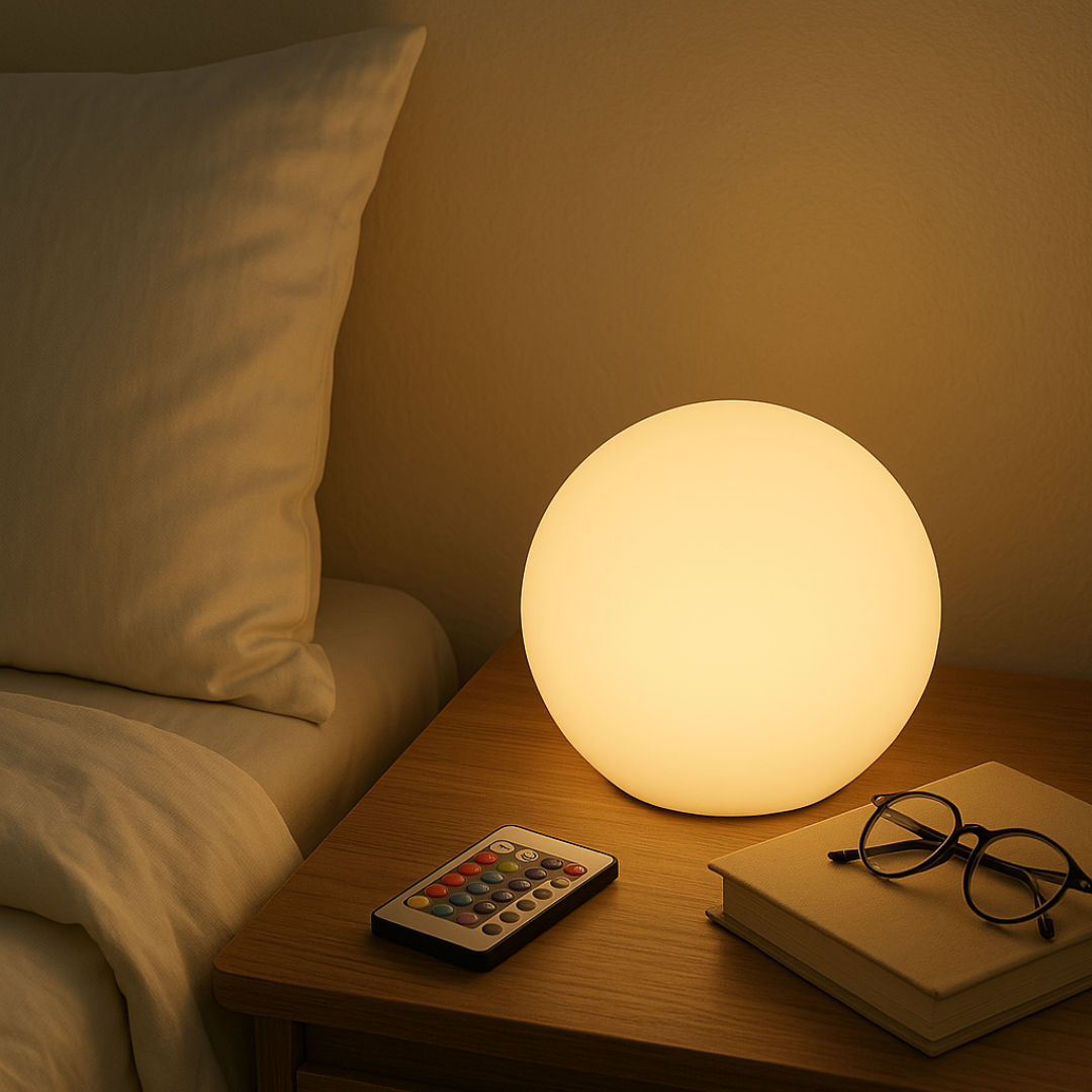 Modern, colorful table lamp without a cable | Kalsten