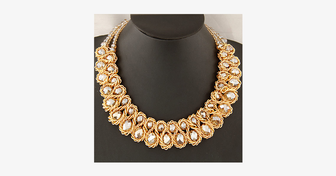Kalsten | Large Choker Double Pearl Necklace – Must-Have jewelry piece with elegant and unique design