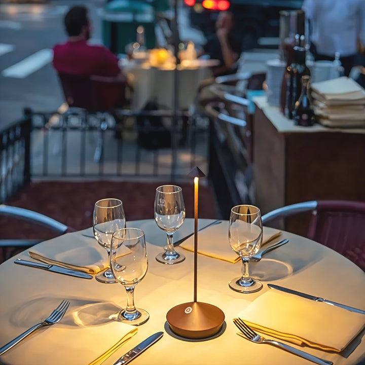 Table Lamp Wireless LED Rechargeable Aluminium Light | Kalsten