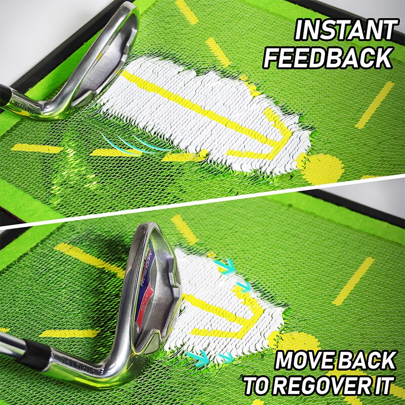 Golf Swing Tracker Mat - Use at Home or Park Kalsten