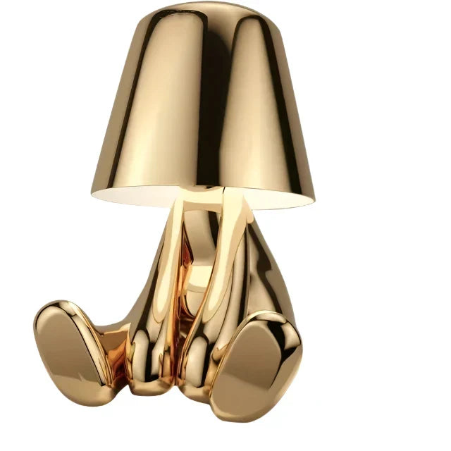 Modern LED table lamp in sculpture design – Decorative statue lamp for living room | Kalsten