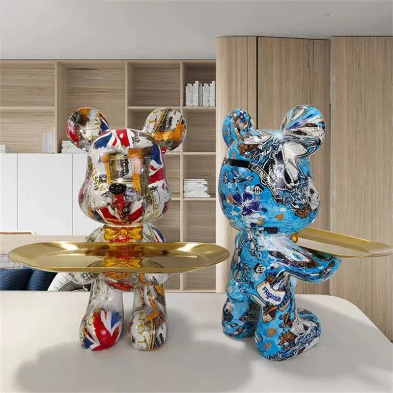 Kalsten | Graffiti Bear Figure Key Storage