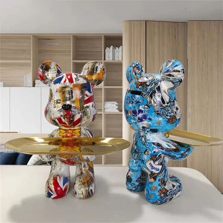 Kalsten | Graffiti Bear Figure Key Storage