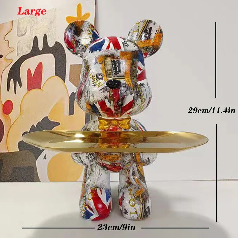 Kalsten | Graffiti Bear Figure Key Storage