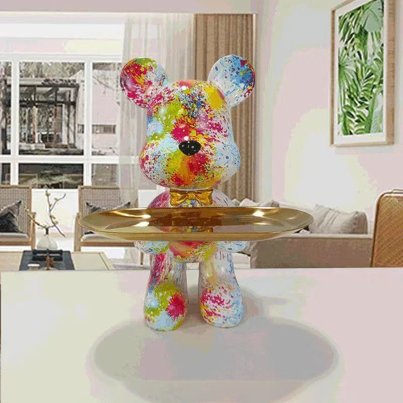 Kalsten | Graffiti Bear Figure Key Storage