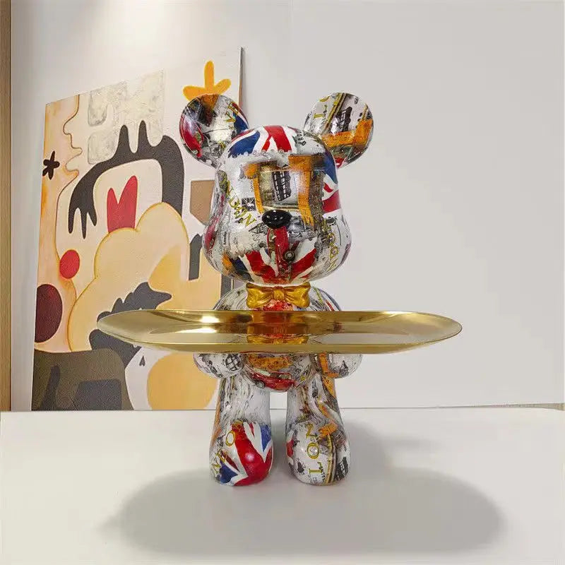 Kalsten | Graffiti Bear Figure Key Storage