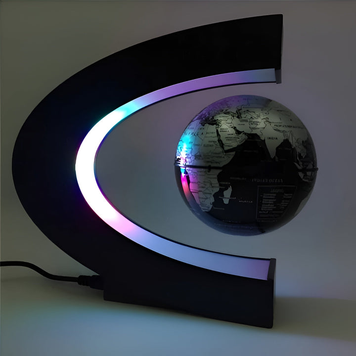 Magical Floating Globe with LED Lighting and Educational Touch Kalsten