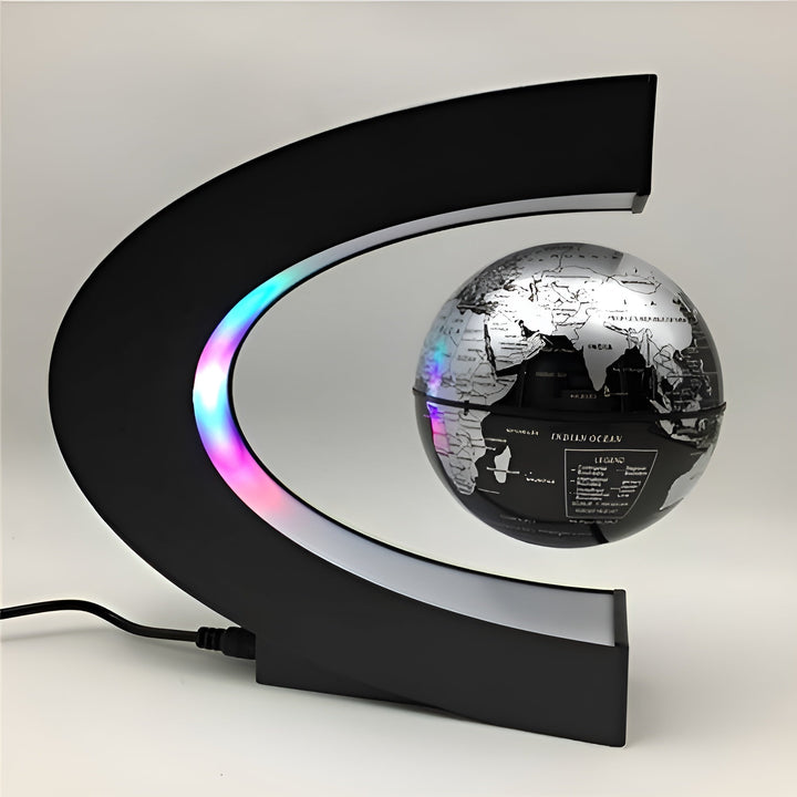 Magical Floating Globe with LED Lighting and Educational Touch Kalsten