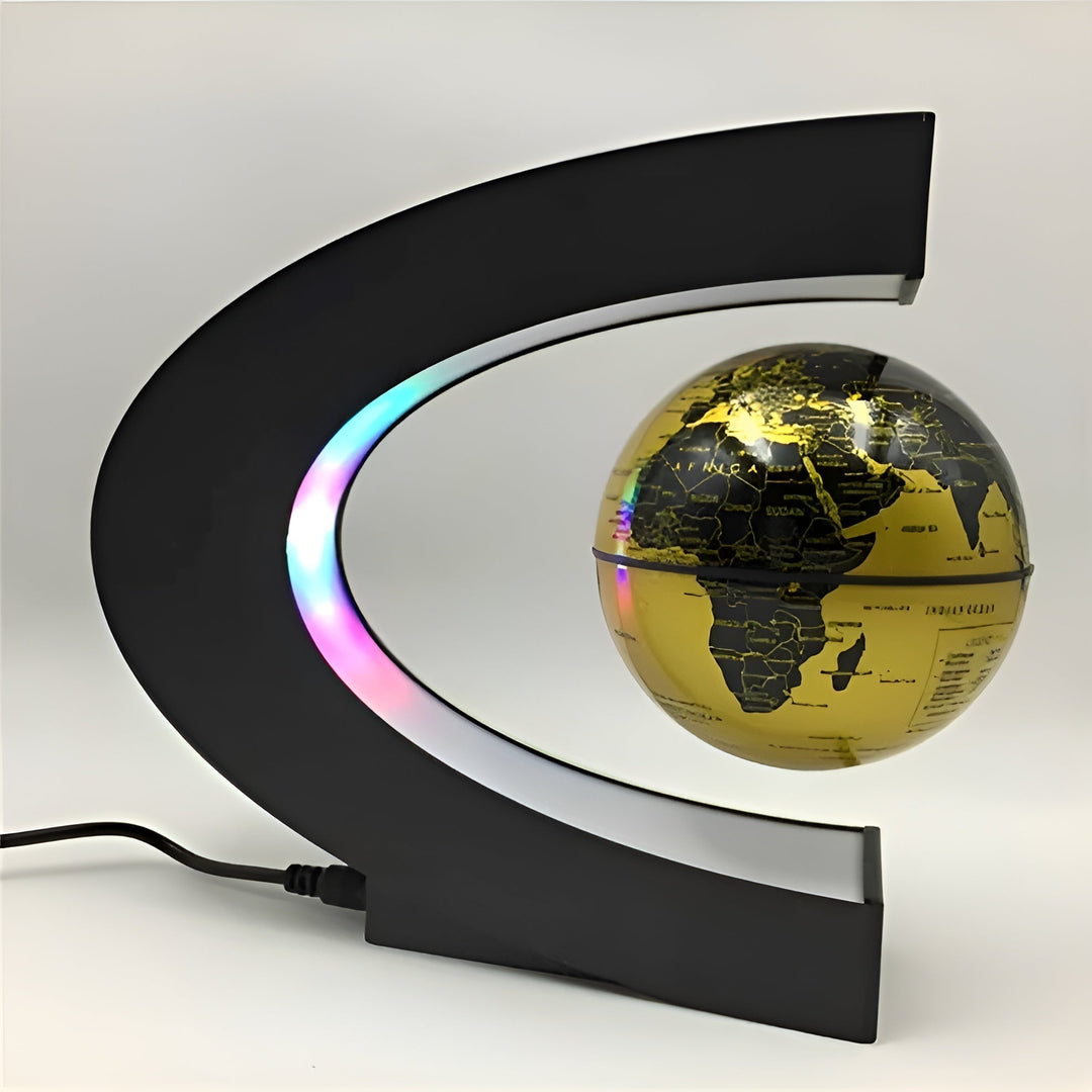 Magical Floating Globe with LED Lighting and Educational Touch Kalsten