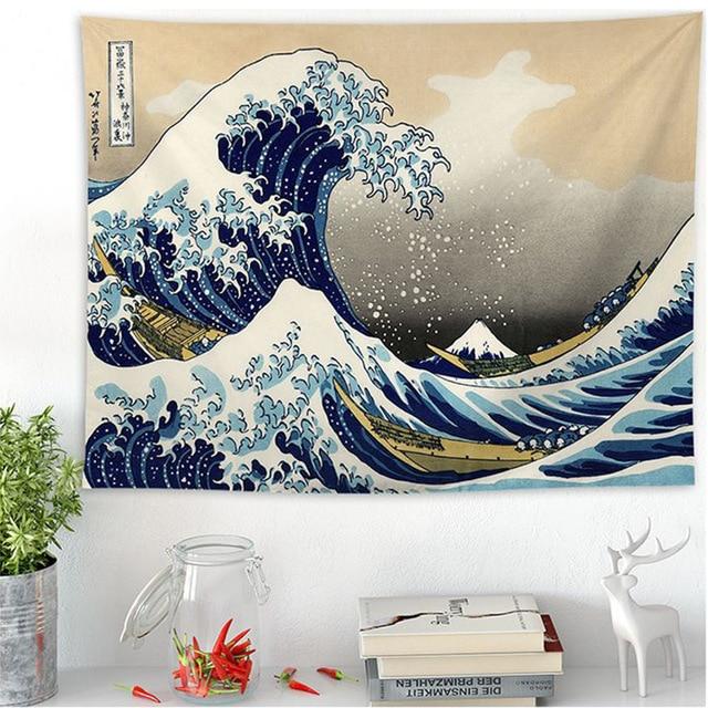 "Great Wave" of Kanagawa Tapestry | Kalsten