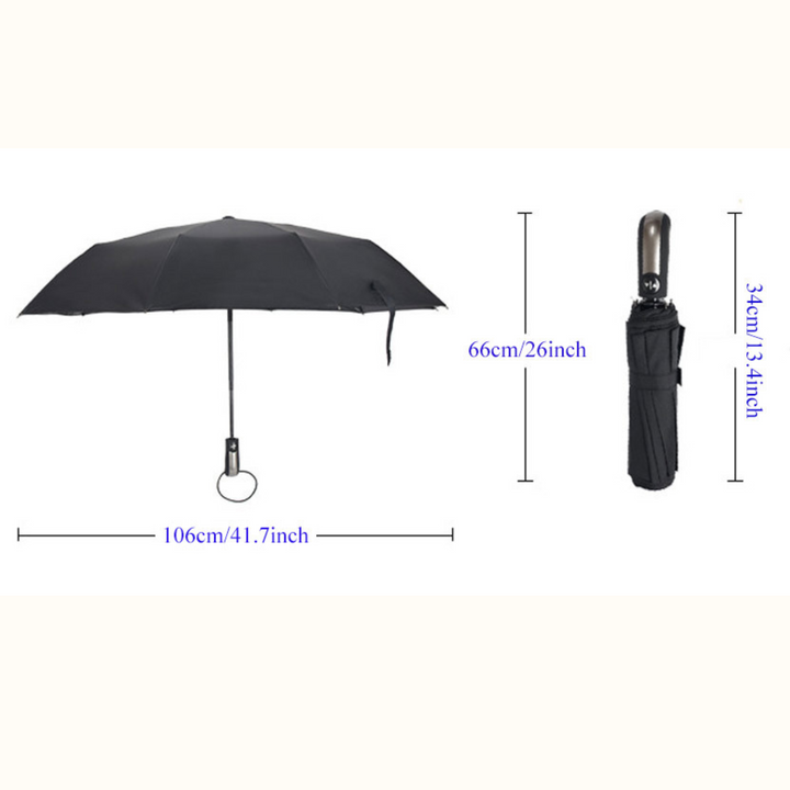 Wind Resistant Anti-UV Automatic Sleek Umbrella | Kalsten