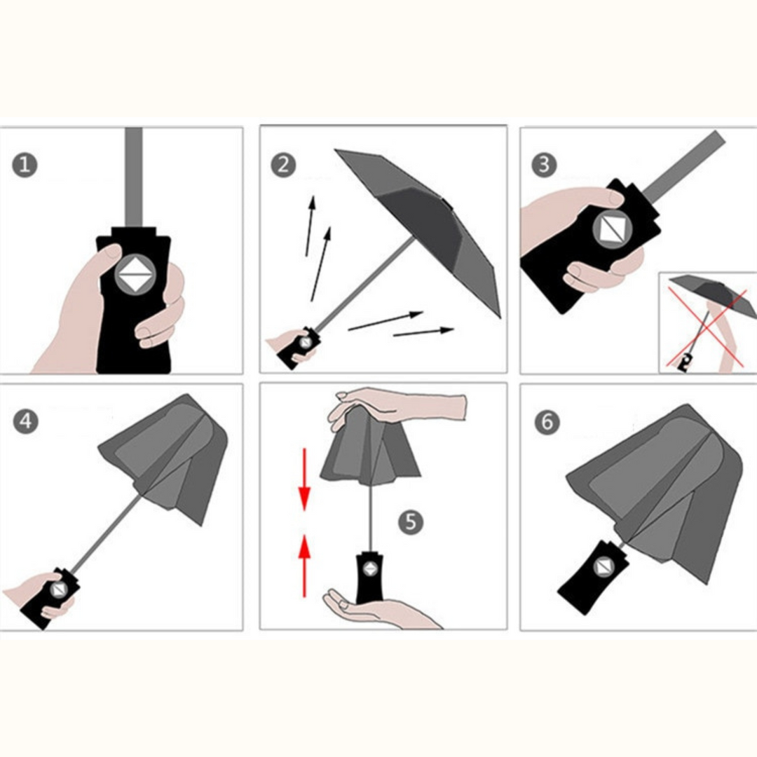 Wind Resistant Anti-UV Automatic Sleek Umbrella | Kalsten
