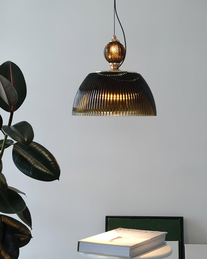 Green Glass Bowl Drop light Pendant Lamp | Kalsten