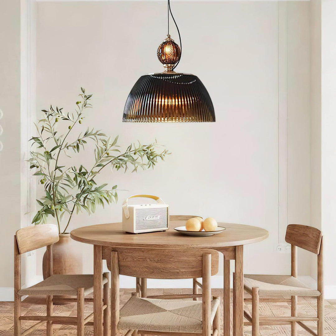 Green Glass Bowl Drop light Pendant Lamp | Kalsten
