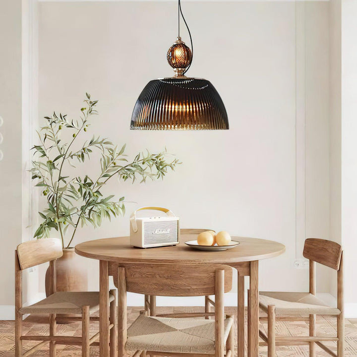 Green Glass Bowl Drop light Pendant Lamp | Kalsten