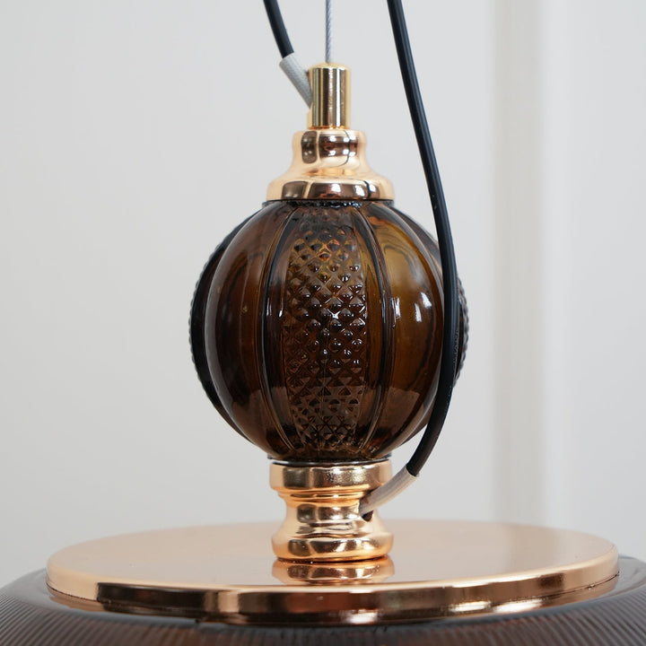 Green Glass Bowl Drop light Pendant Lamp | Kalsten