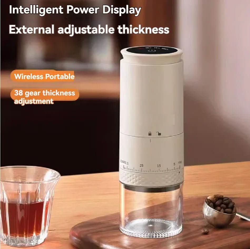 Kalsten | Electric coffee grinder with 38 grind settings and USB-C charging function