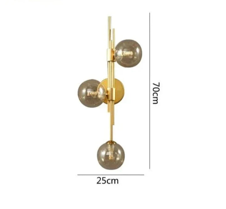 Modern Glass Ball Wall Lamps – Elegant LED Wall Lights for Bedrooms and Living Rooms | Kalsten