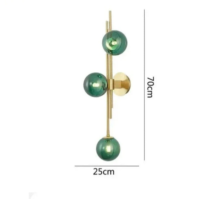 Modern Glass Ball Wall Lamps – Elegant LED Wall Lights for Bedrooms and Living Rooms | Kalsten