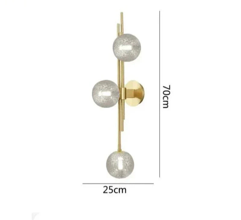 Modern Glass Ball Wall Lamps – Elegant LED Wall Lights for Bedrooms and Living Rooms | Kalsten