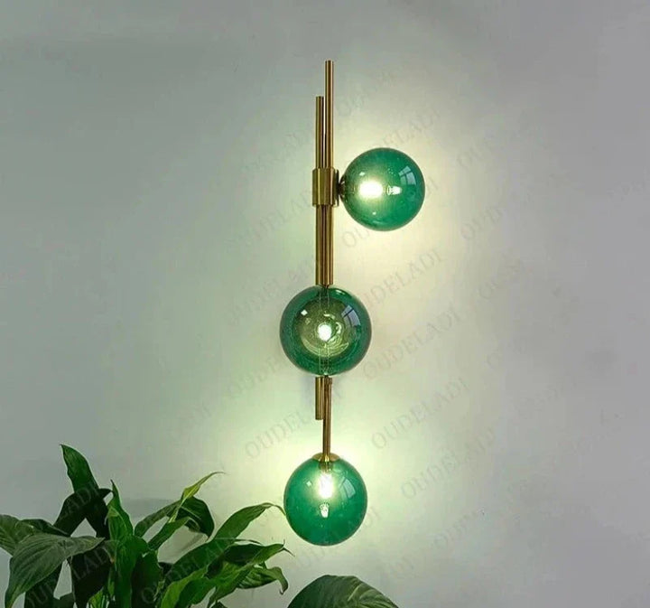 Modern Glass Ball Wall Lamps – Elegant LED Wall Lights for Bedrooms and Living Rooms | Kalsten