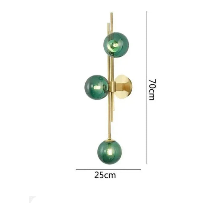 Modern Glass Ball Wall Lamps – Elegant LED Wall Lights for Bedrooms and Living Rooms | Kalsten