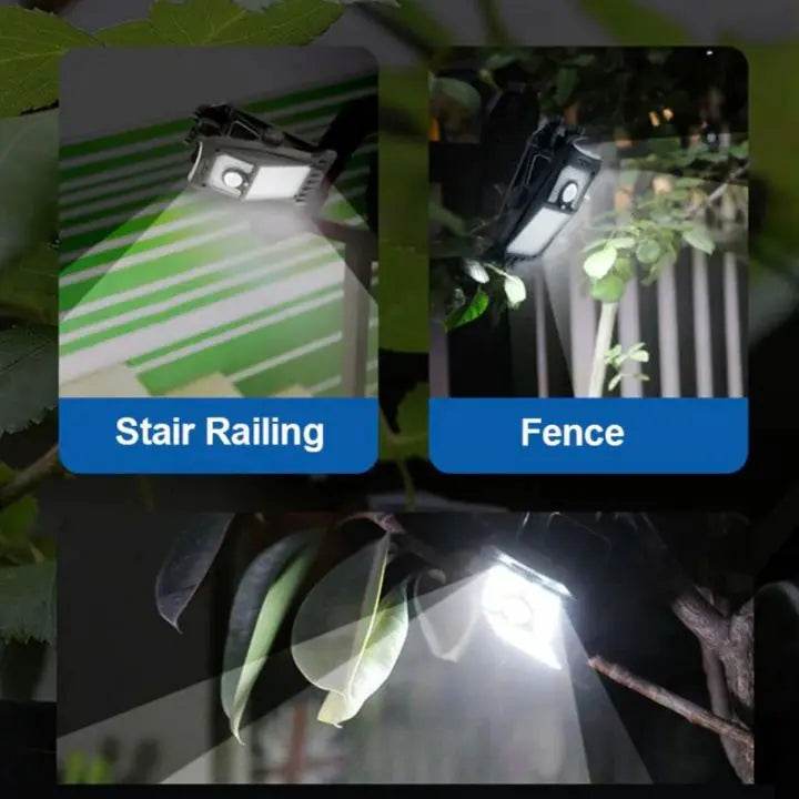 Kalsten | Large Solar LED Outdoor Lamp – With Clip & Motion Sensor