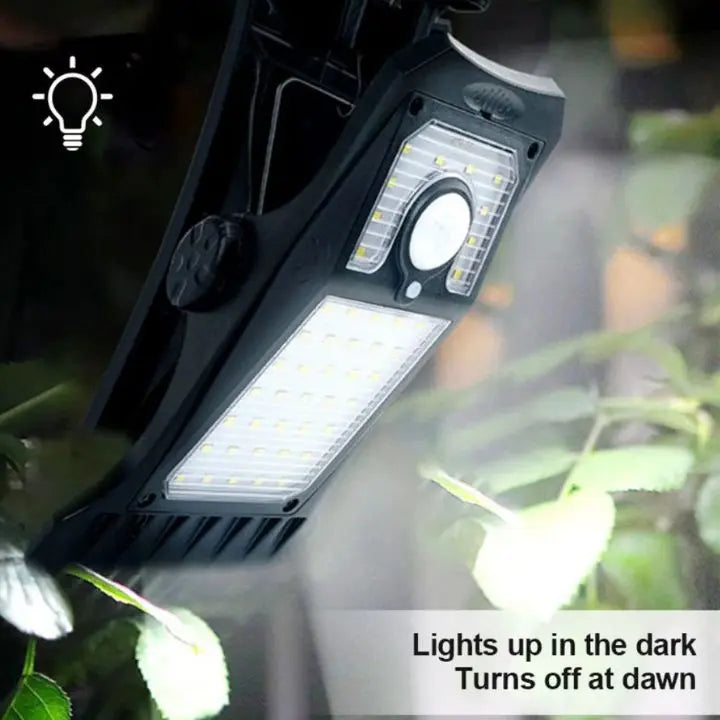 Kalsten | Large Solar LED Outdoor Lamp – With Clip & Motion Sensor