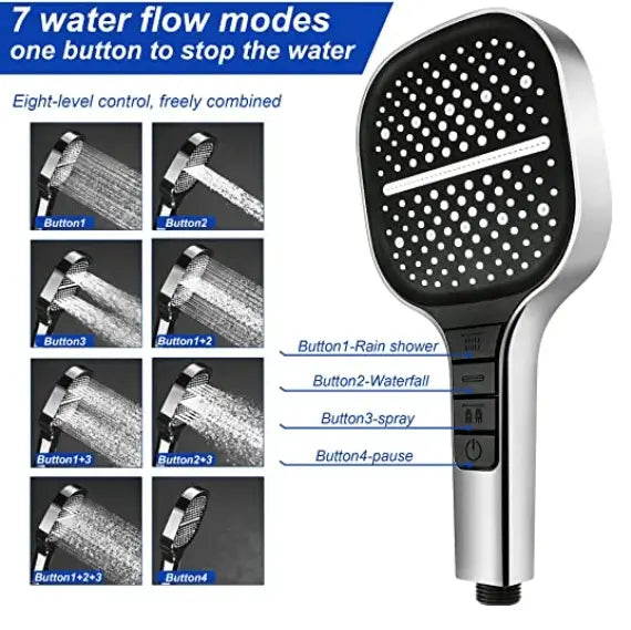 Kalsten | Large High-Pressure Shower Head – Spa-like Relaxation at Home