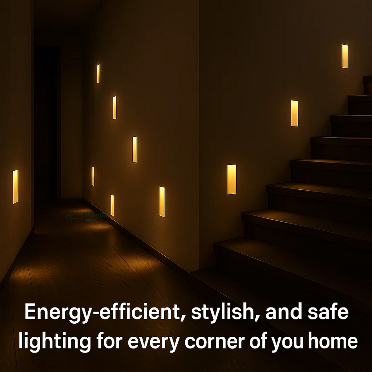 BowLift | LED Recessed Wall Sconces | Motion Sensor. Energy-Efficient & Ideal for Hallways. Living Rooms. and Bedrooms