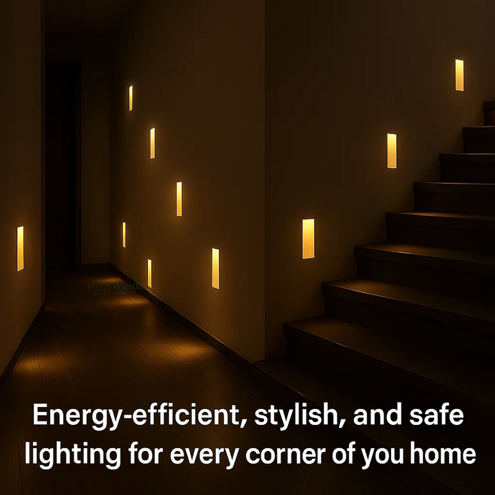 LED Recessed Wall Light with Motion Sensor