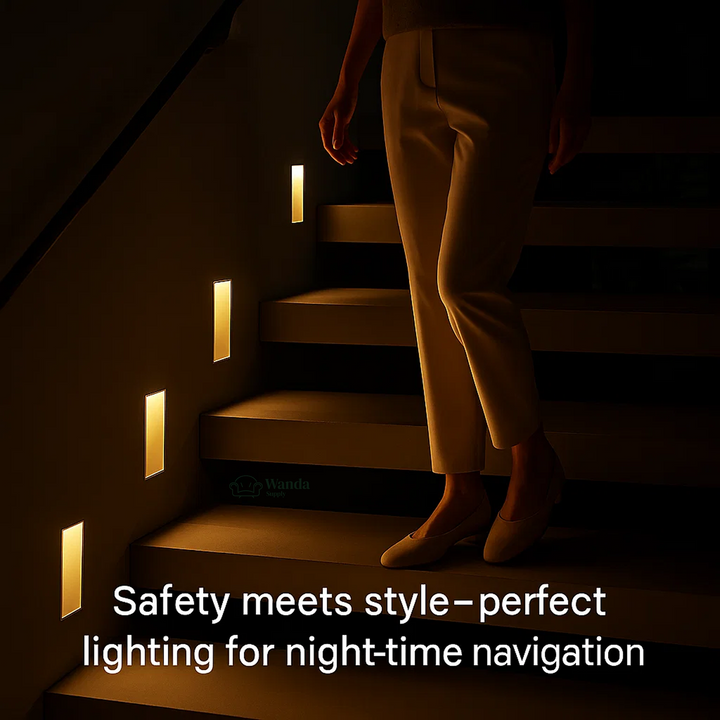 LED Recessed Wall Light with Motion Sensor