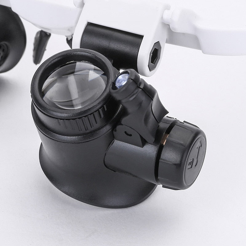 LED Headset Magnifying Glass Precision Tool Kalsten
