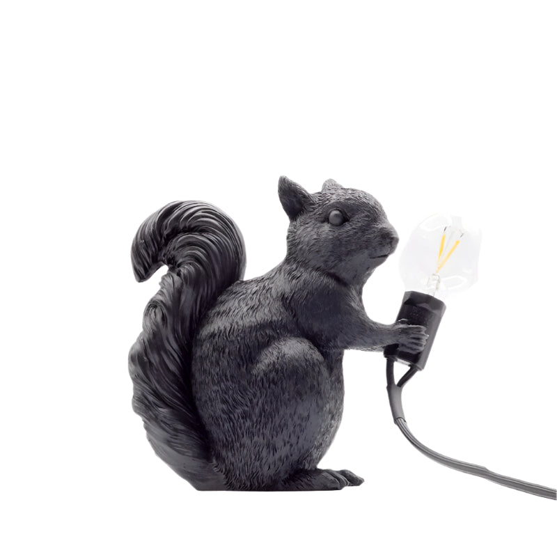 Squirrel Resin LED Animal Table Lamp Kalsten