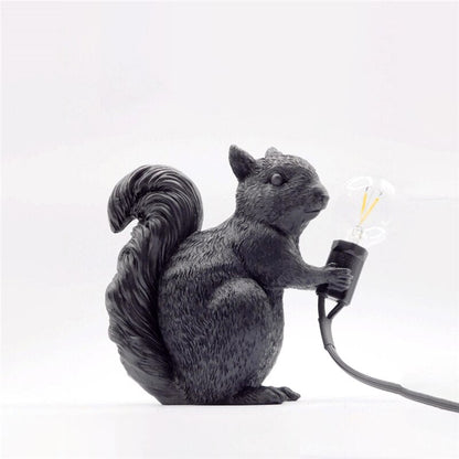 Skanto | SquirrelBright Nordic Oak Lamp | Designer Decor | LED Mood Light | Perfect for the Home