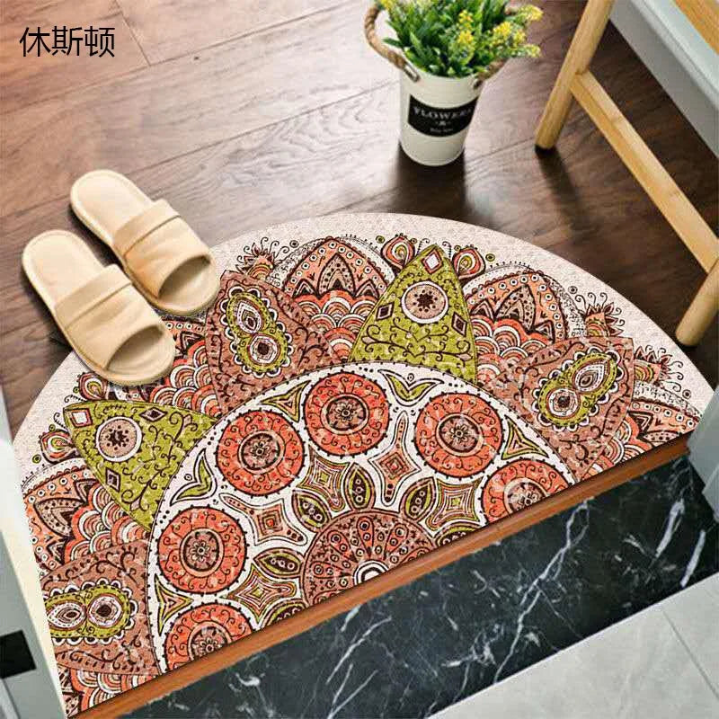 Kalsten | Bohemian non-slip semicircular doormat