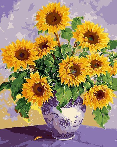 Flower portrait (Paint by number) Kalsten